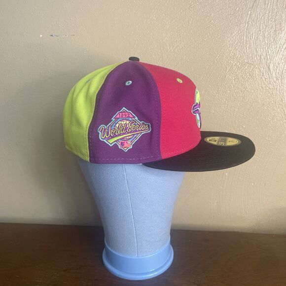 New Era Hat Club Exclusive Toronto Blue Jays WS Patch 59Fifty Fitted Size 7 1/2 - Picture 5 of 10